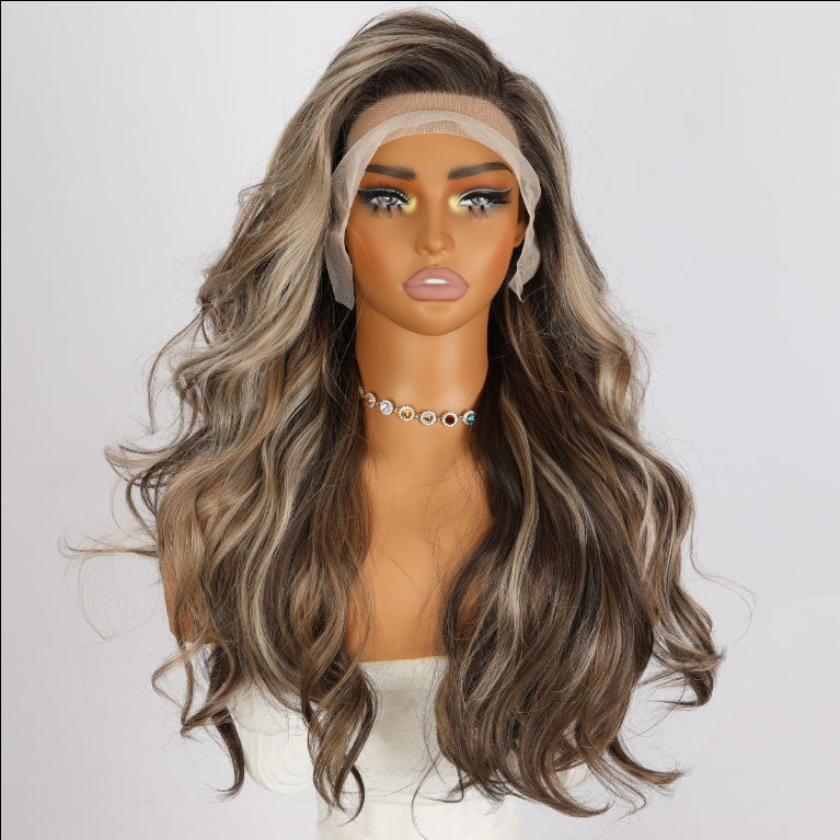 Hot Selling Synthetic Hair Wigs Highlight Wear Go Wigs For Black Women Glueless Wigs