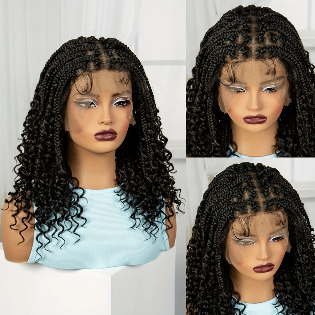 Three-strand Braid Fly Full Lace Synthetic Wigs